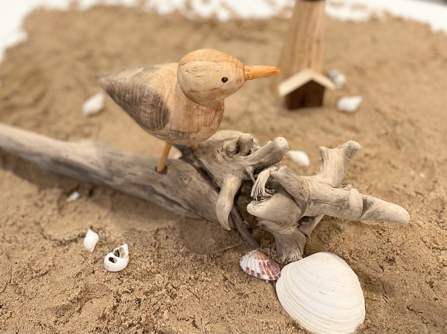 Sand Plover Driftwood Sculpture