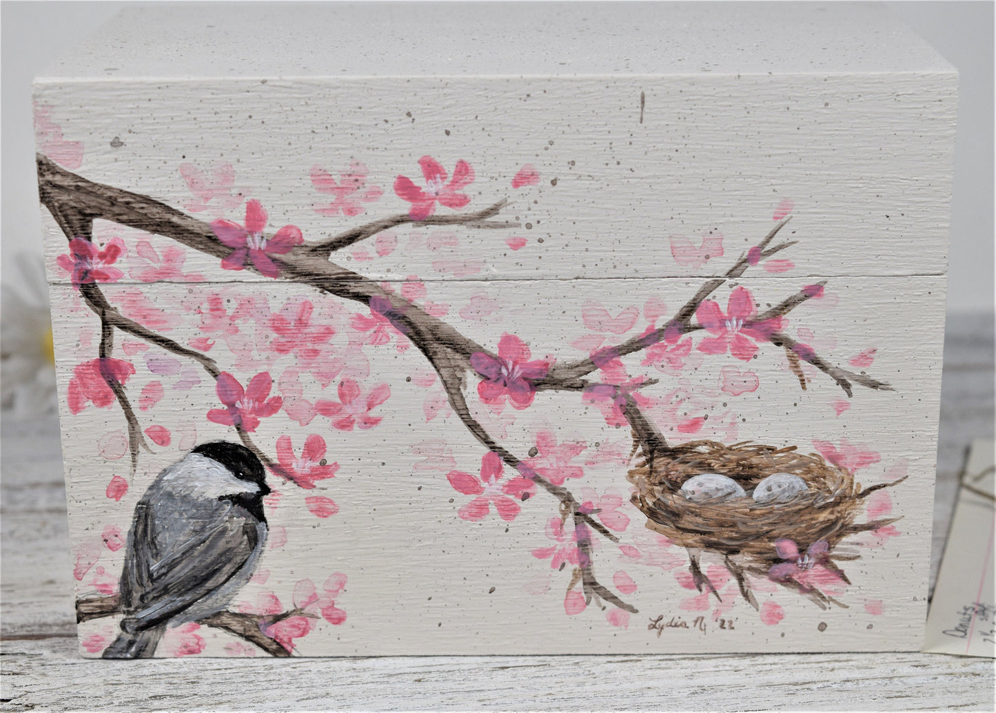 Peach Blossom Recipe Box