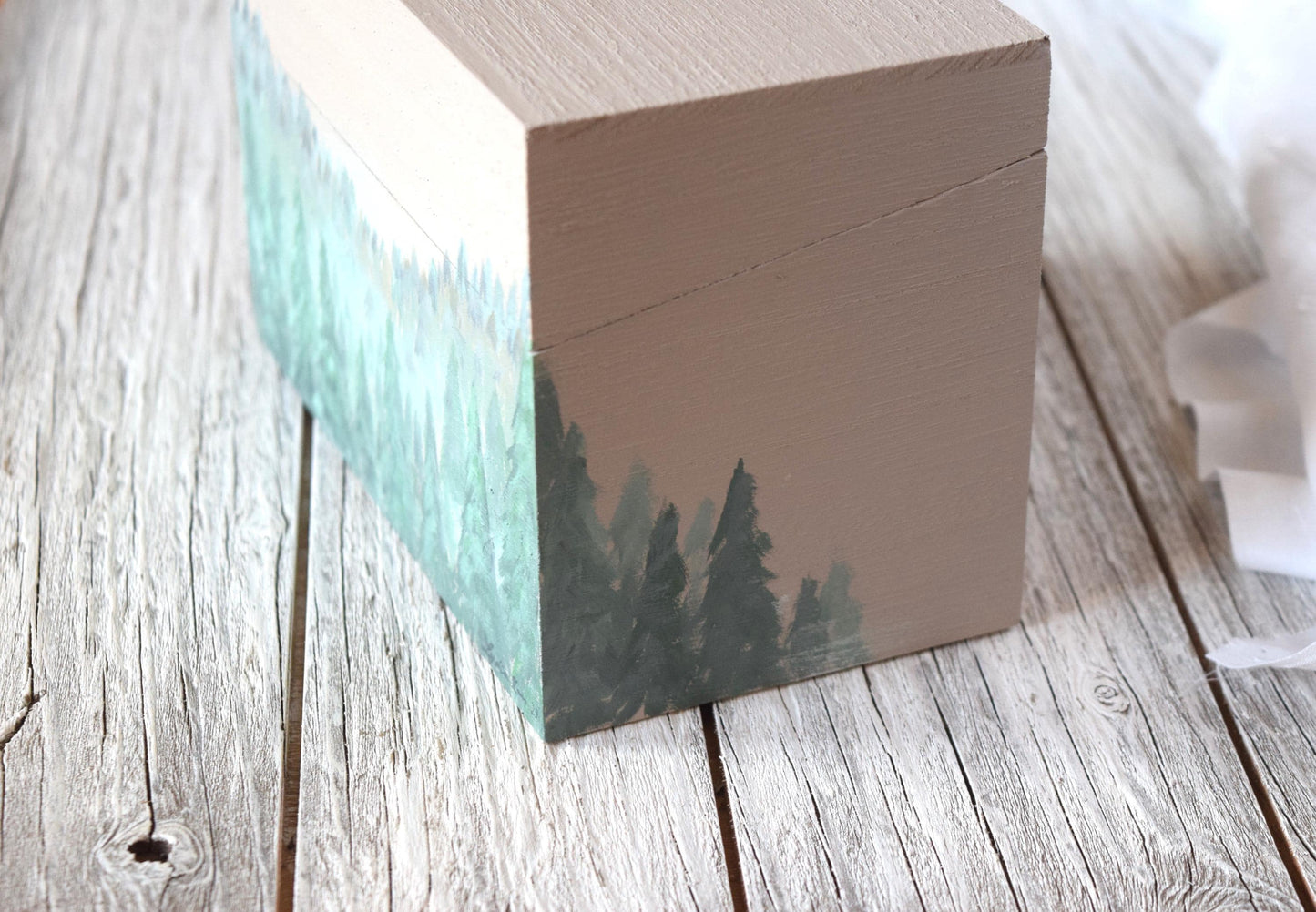 Pine Tree Recipe Box