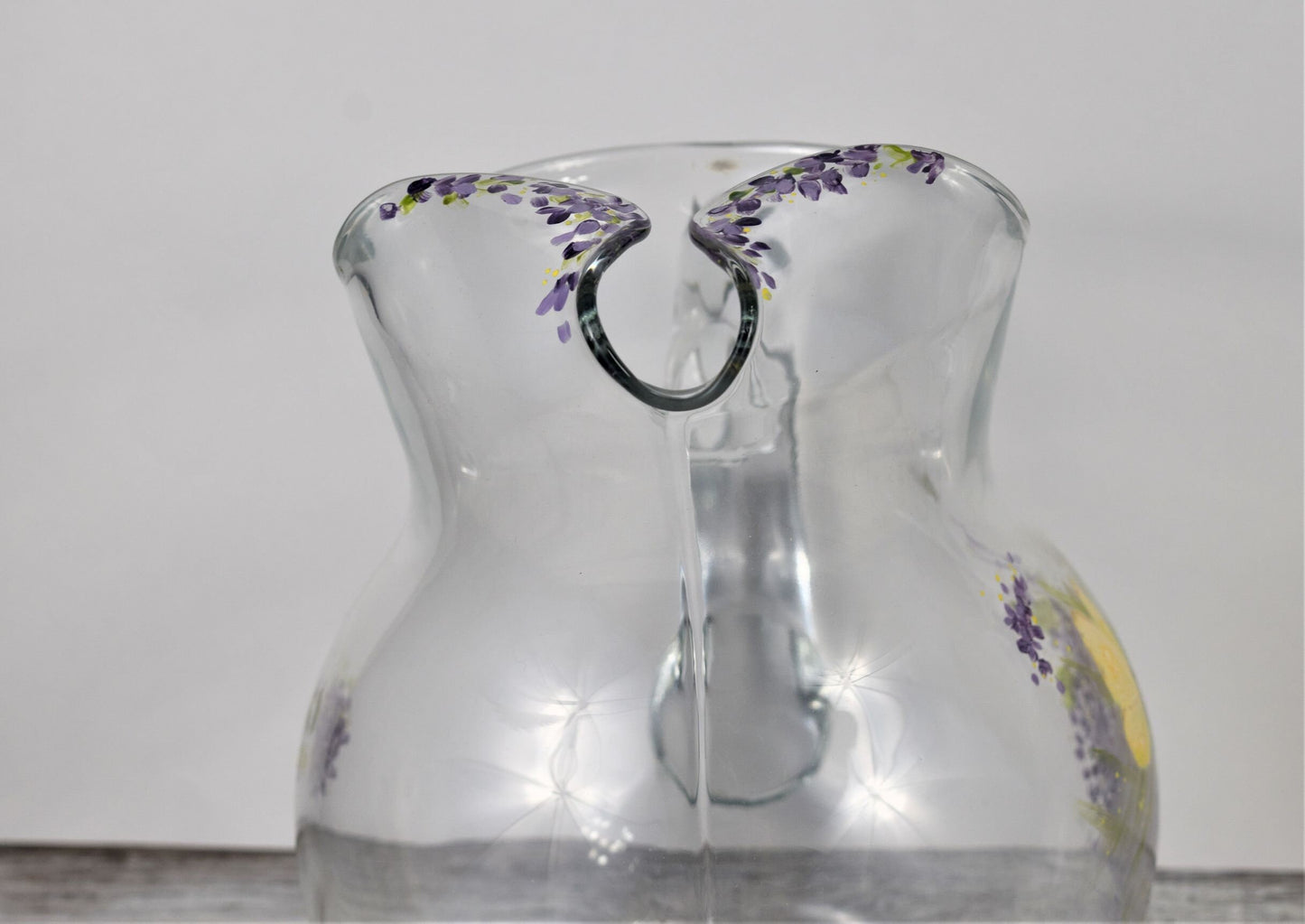 Lilac Glass Pitcher