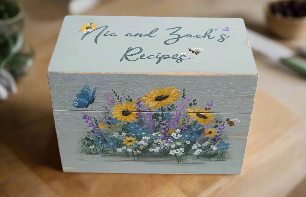 Country Garden Recipe Box