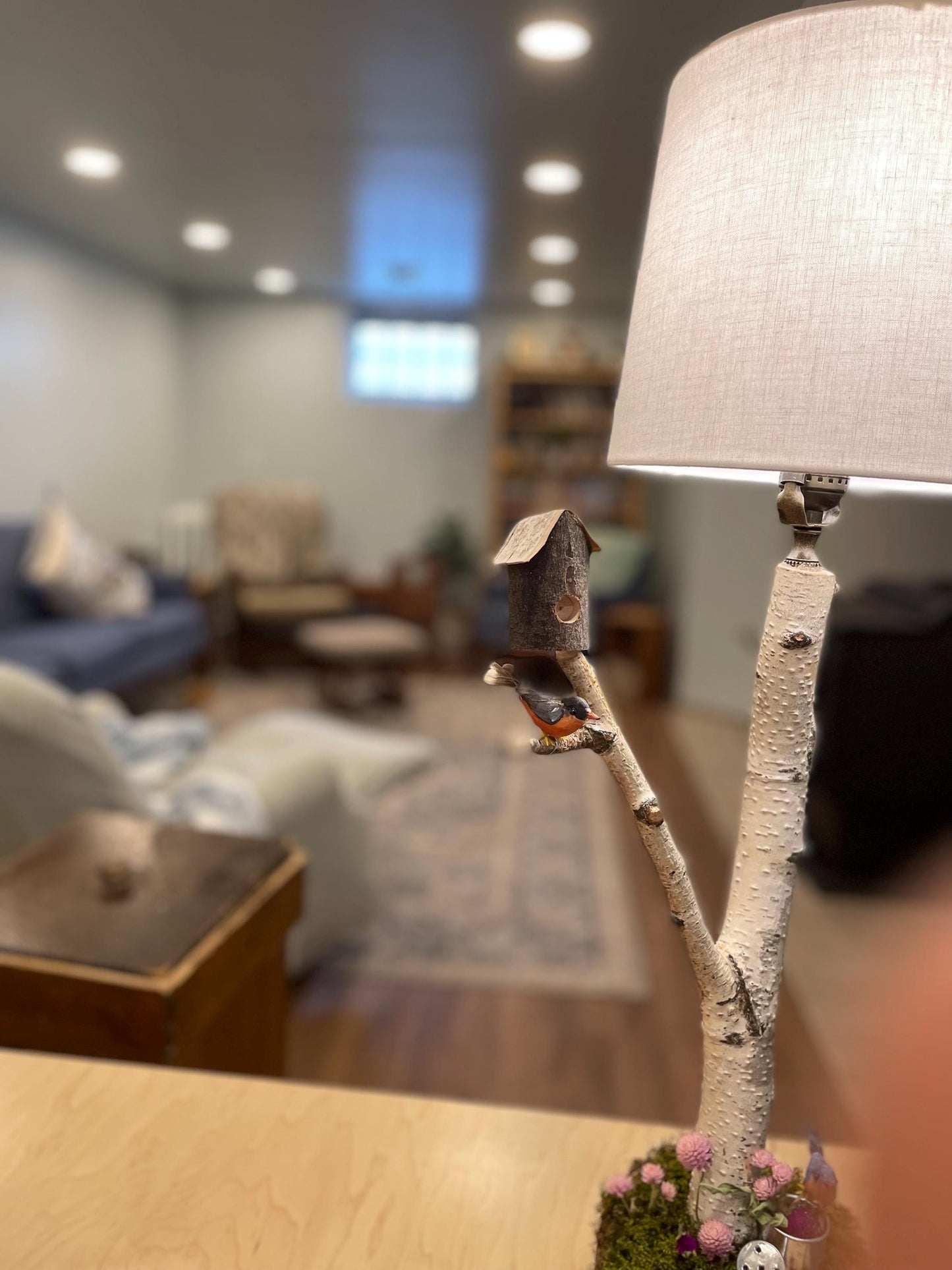 Birch Table Lamp