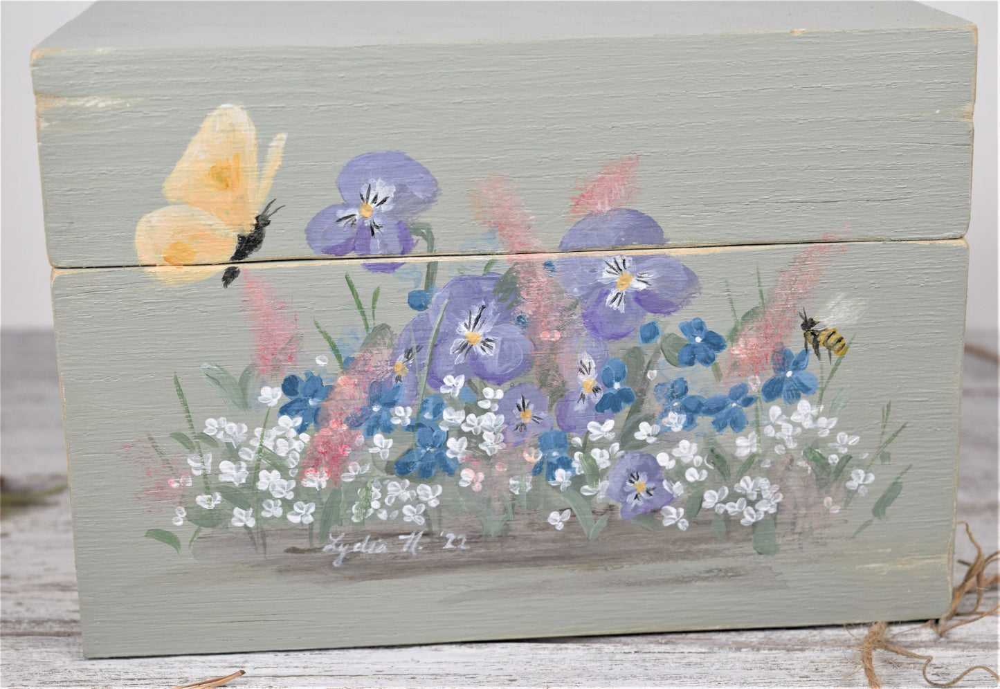 Wildflower Recipe Box