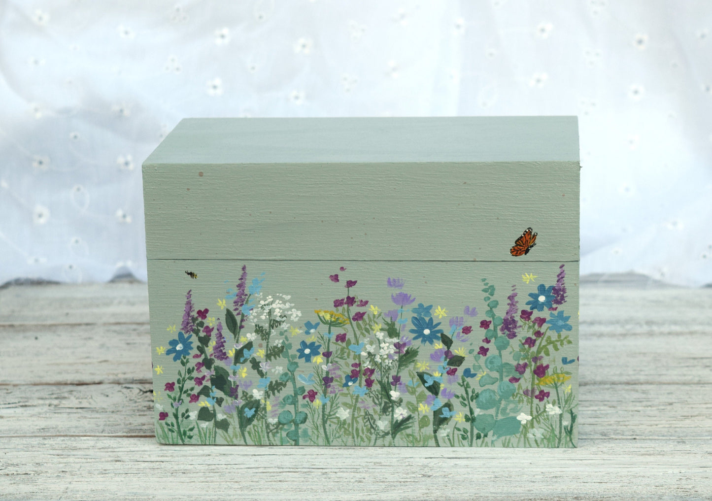 Wildflower Recipe Box
