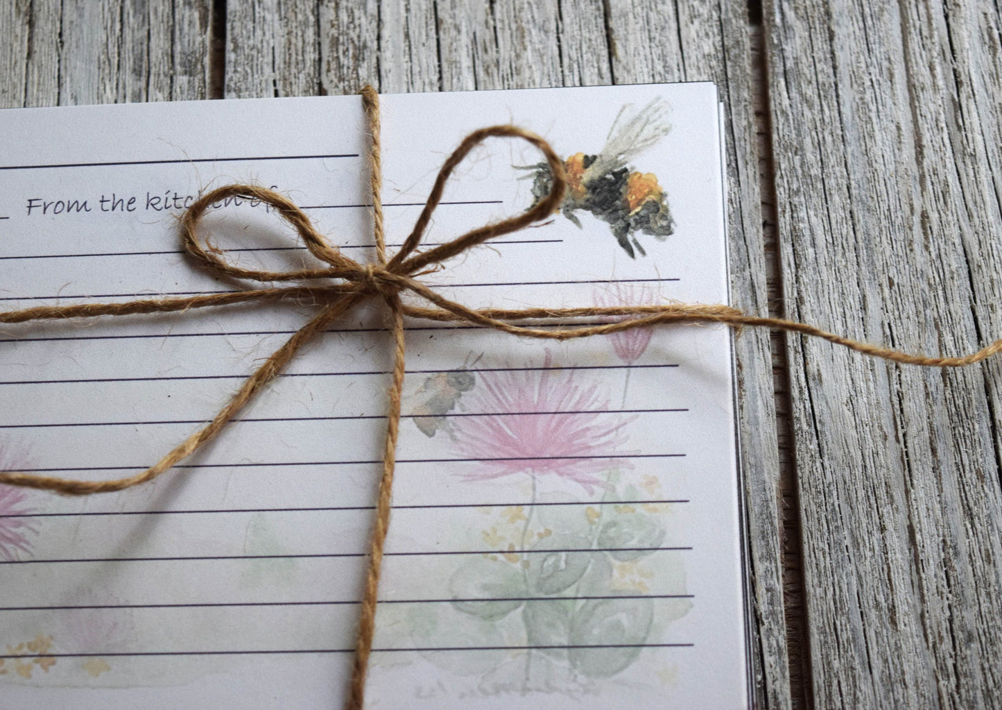 Bumblebee Recipe Card