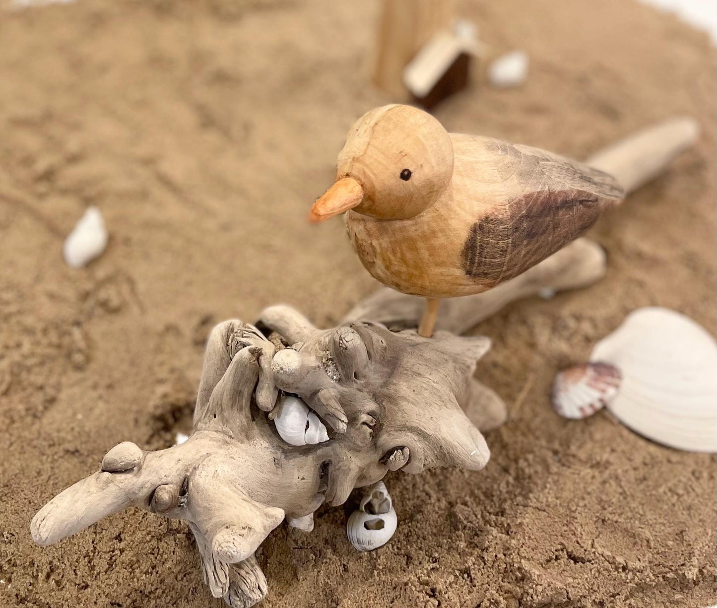 Sand Plover Driftwood Sculpture