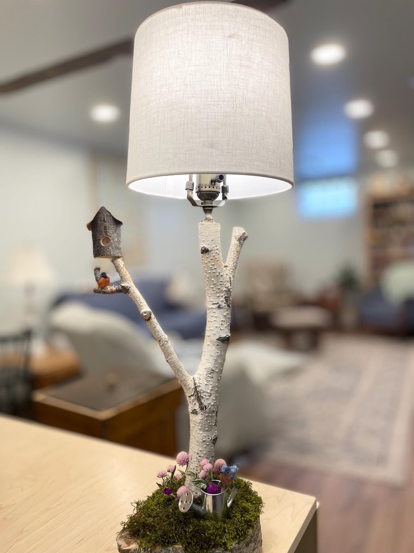 Birch Table Lamp