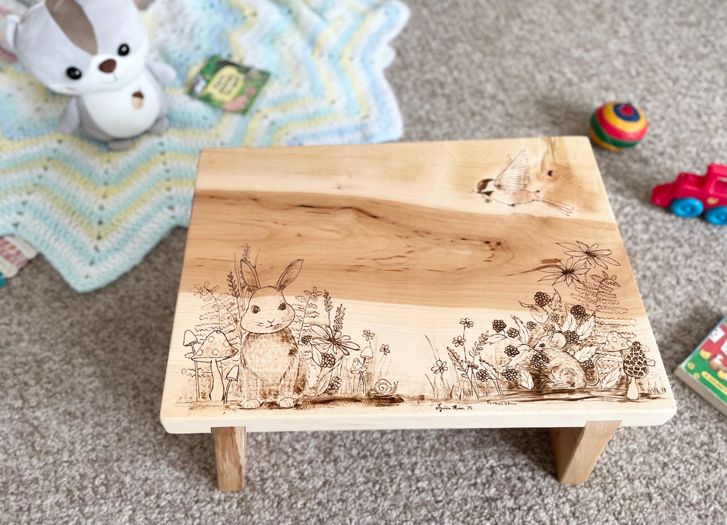 Personalized Child’s Step Stool