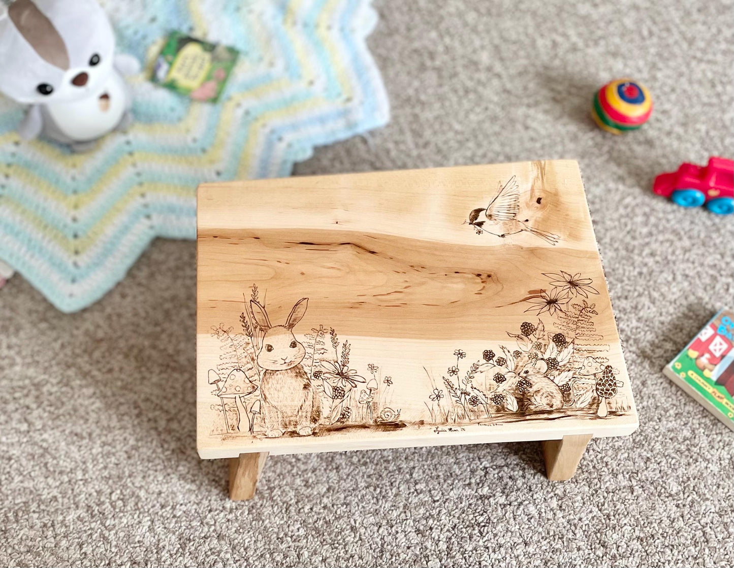 Personalized Child’s Step Stool