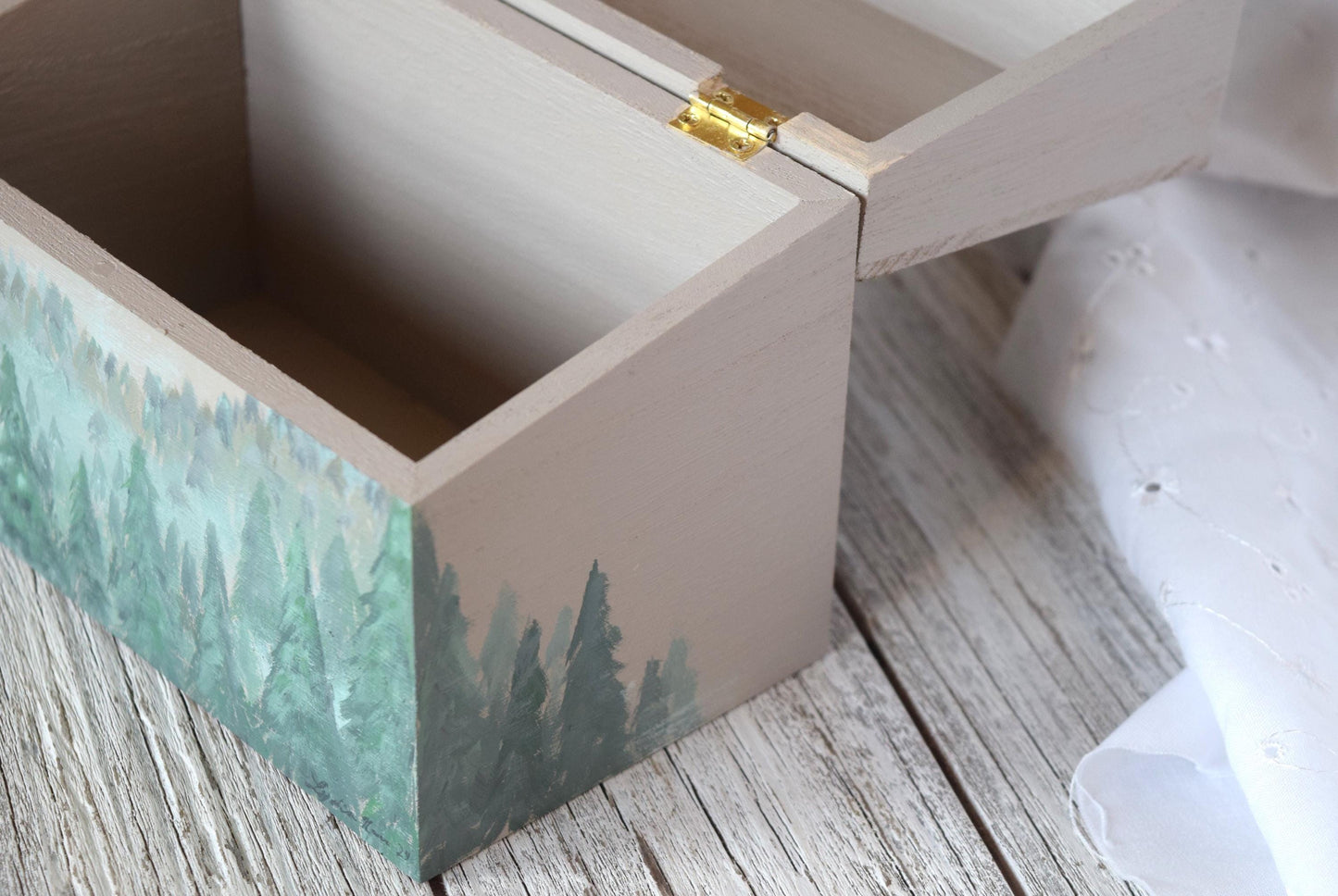 Pine Tree Recipe Box