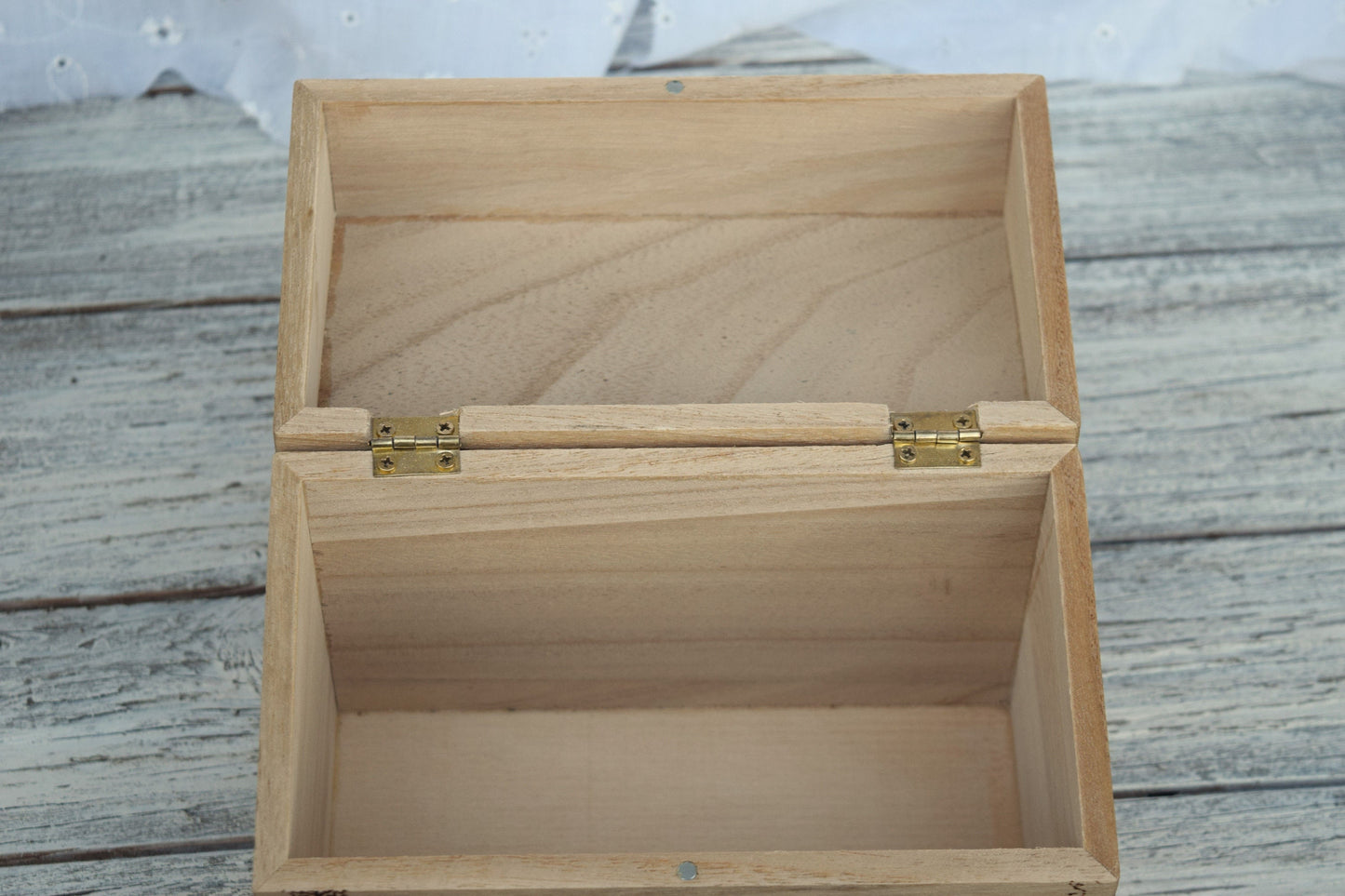 Woodburned Hummingbird Recipe Box