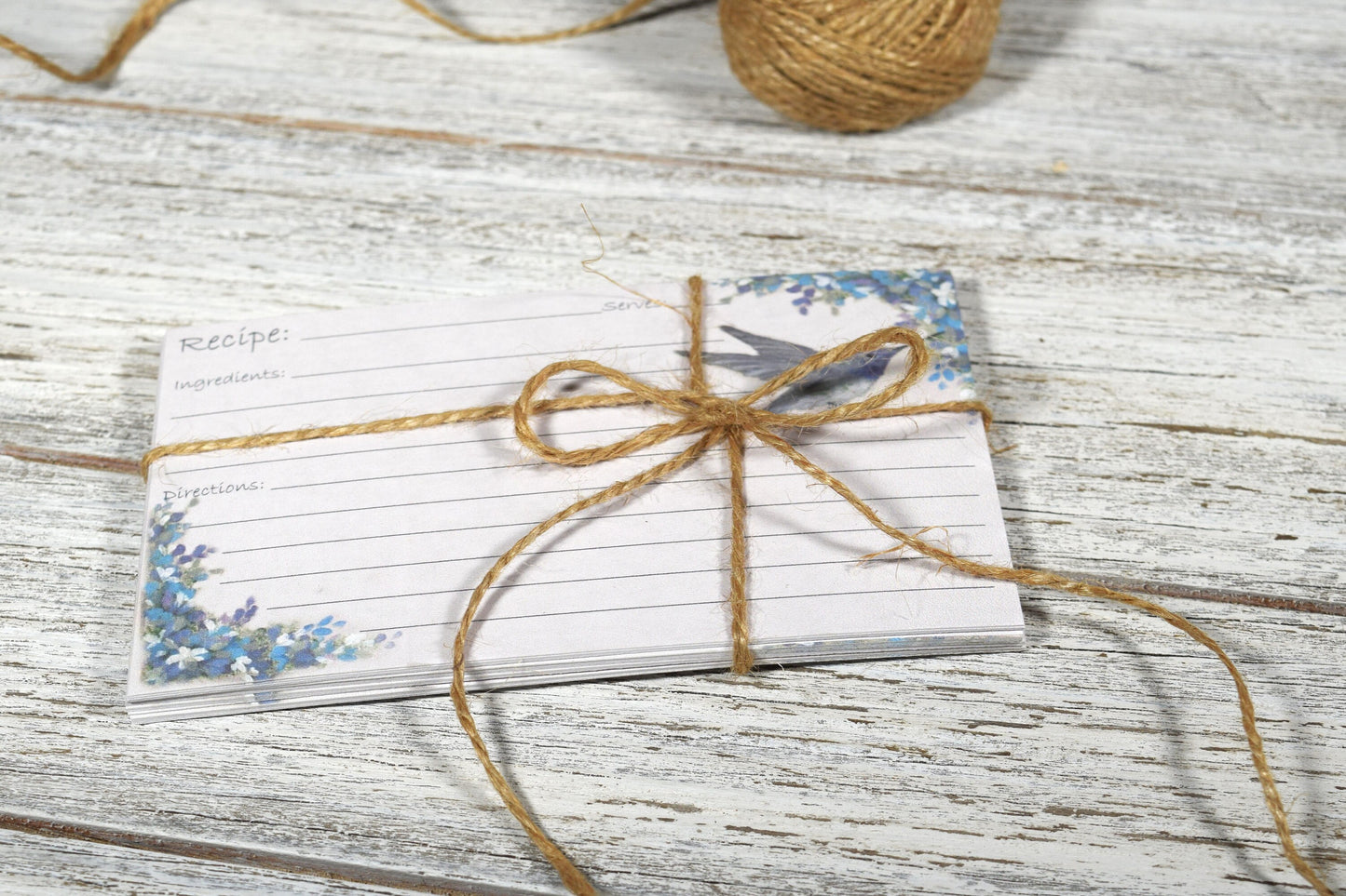 4"x6" Hummingbird Recipe Card