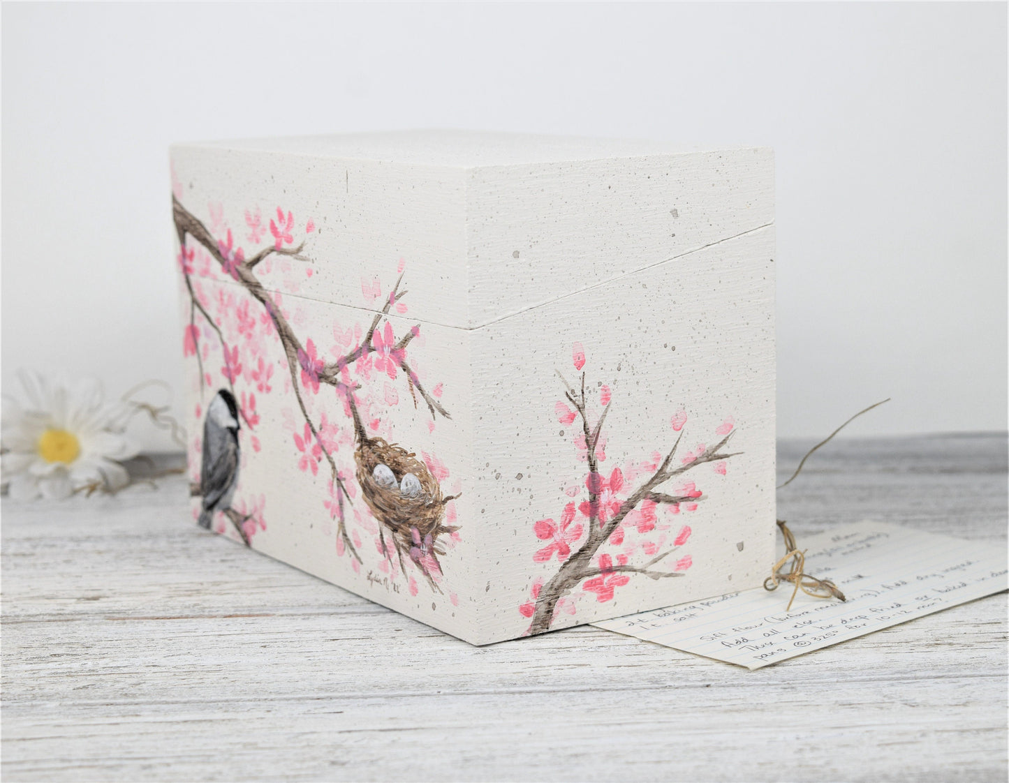 Peach Blossom Recipe Box