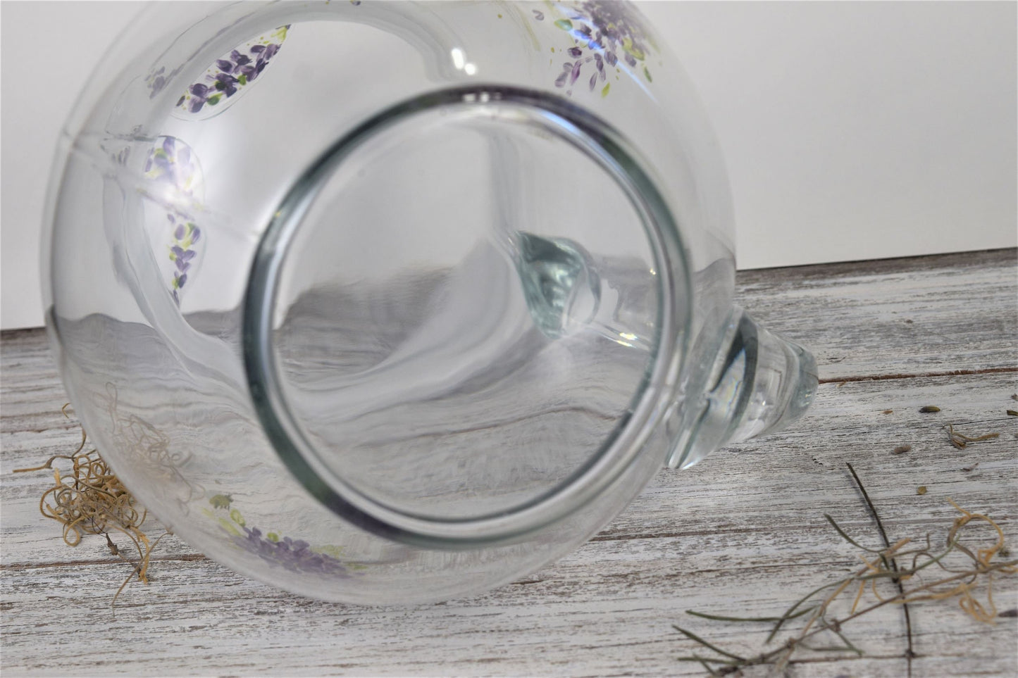 Lilac Glass Pitcher