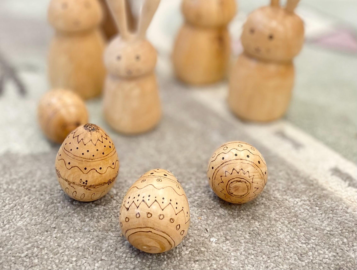 Wooden Easter Bunny