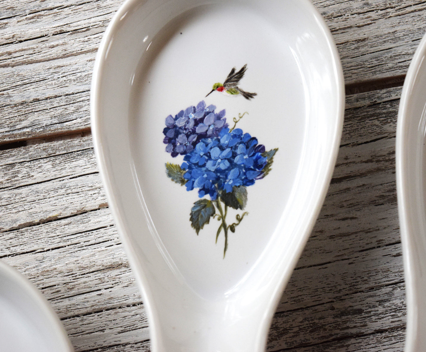 Floral Ceramic Spoon Rest
