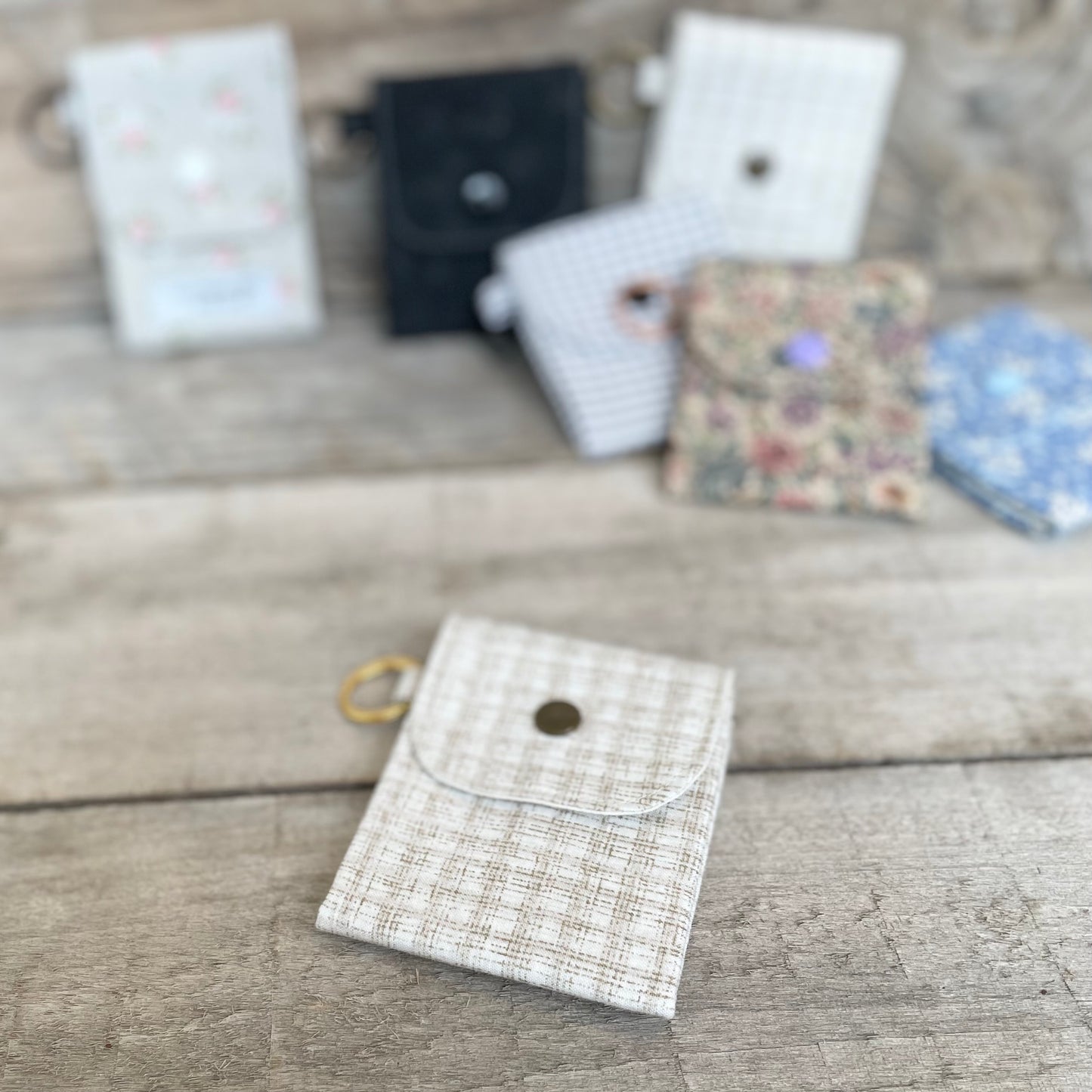 Card or Cash Keyring Pouch