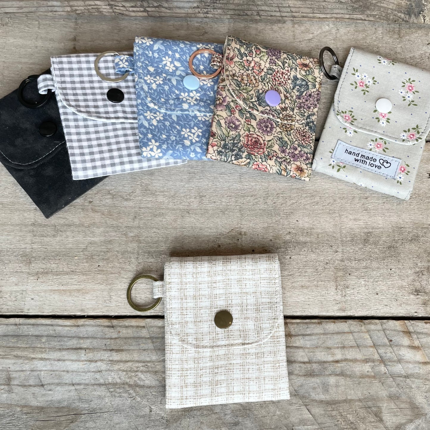 Card or Cash Keyring Pouch