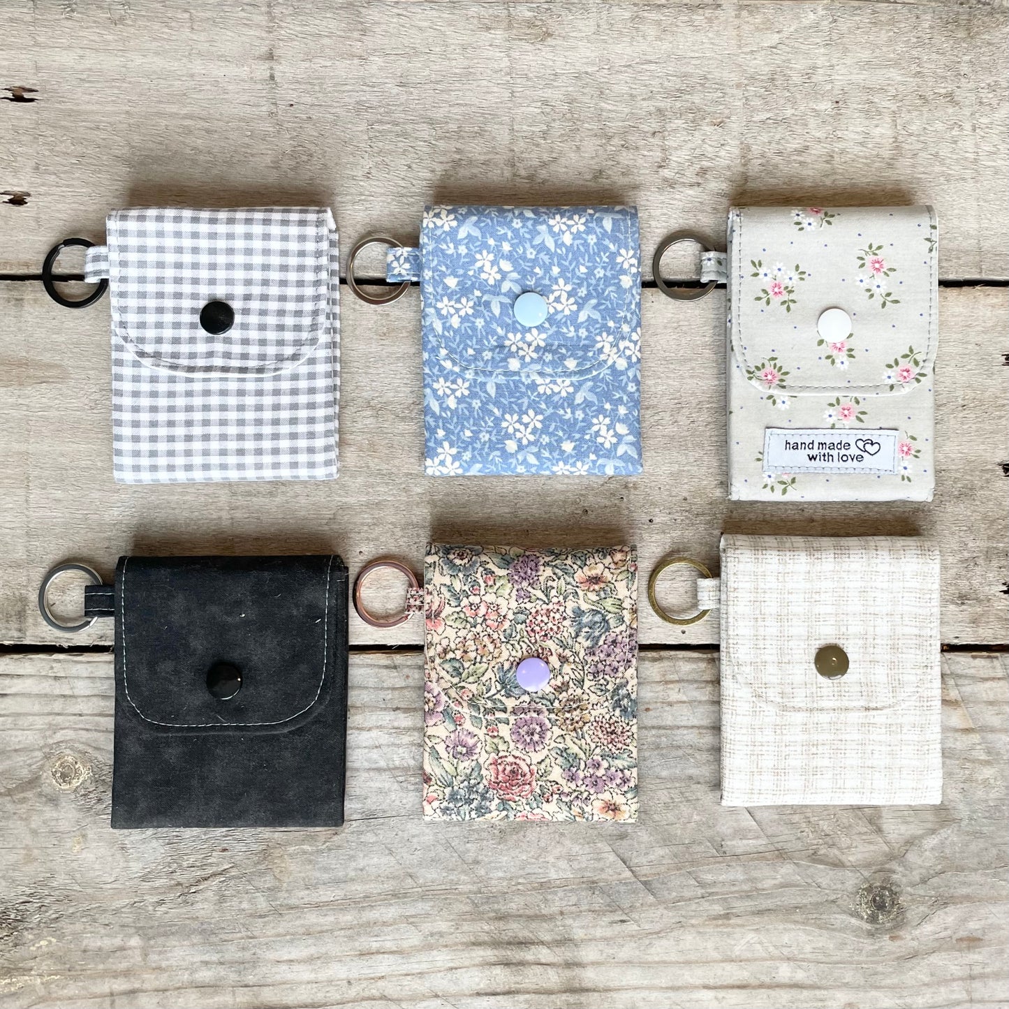 Card or Cash Keyring Pouch