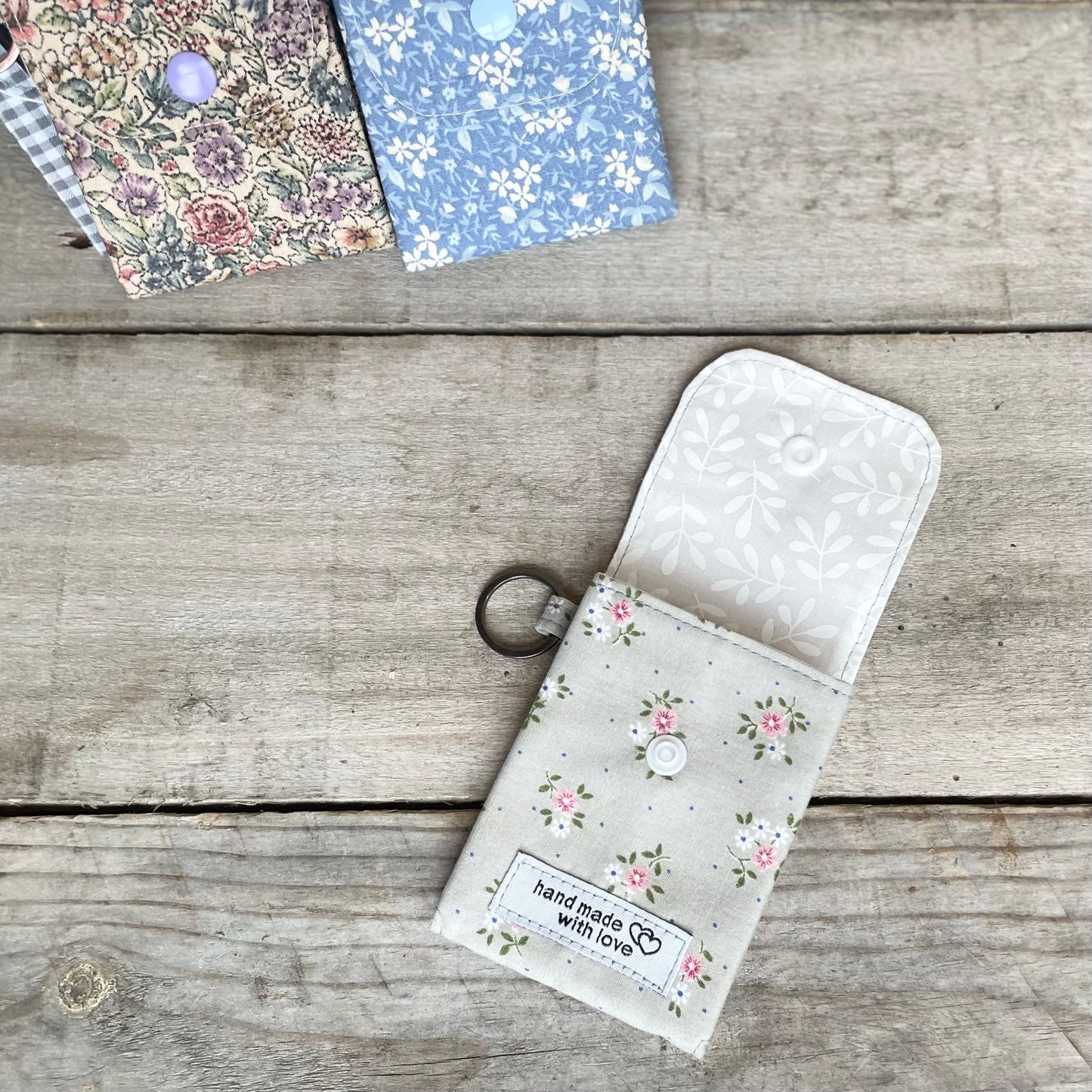 Card or Cash Keyring Pouch