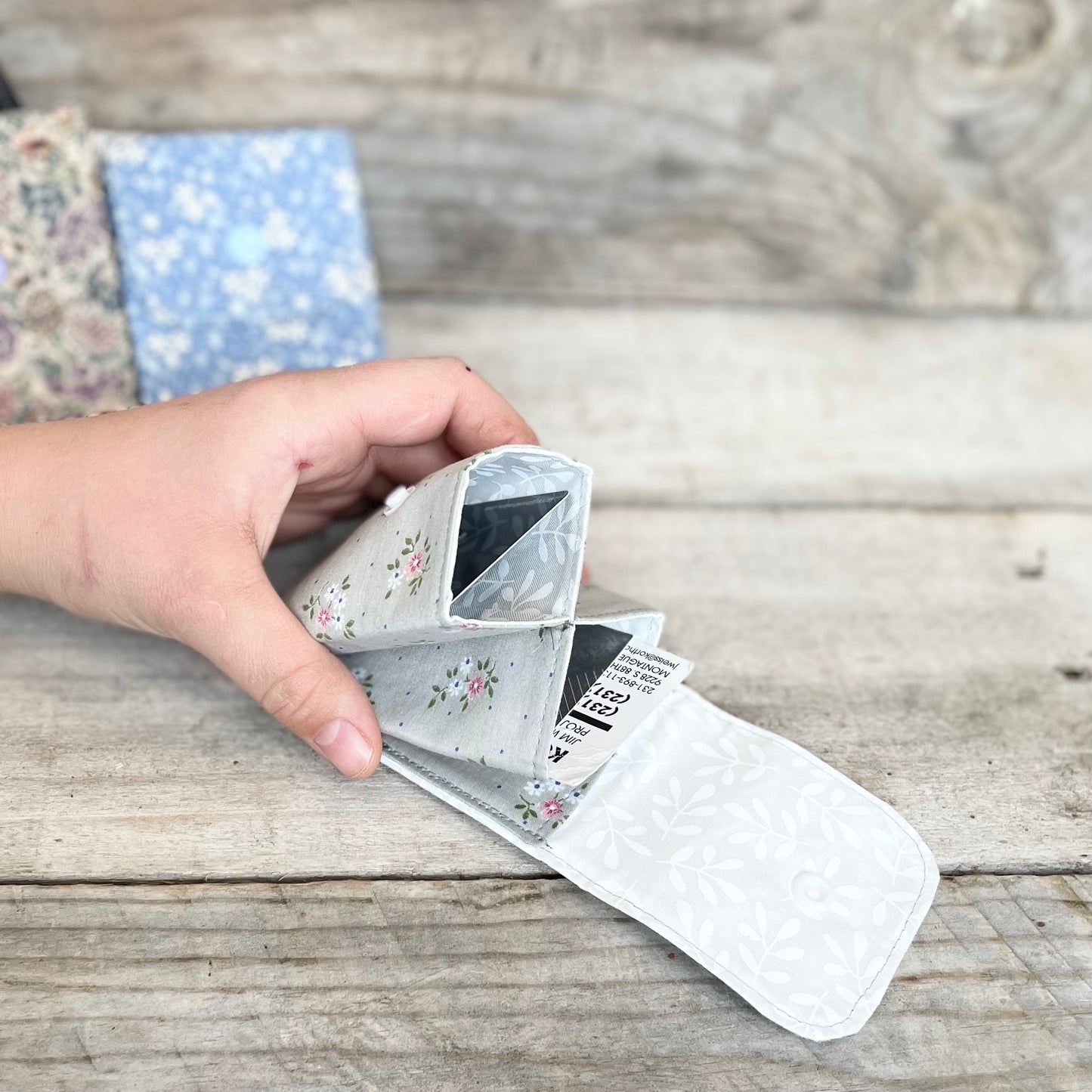 Card or Cash Keyring Pouch