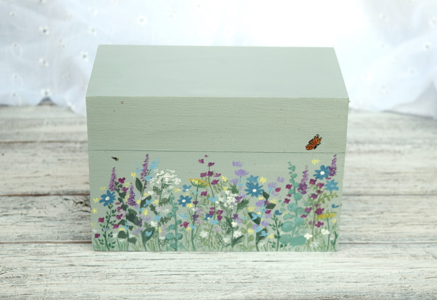 Wildflower Recipe Box
