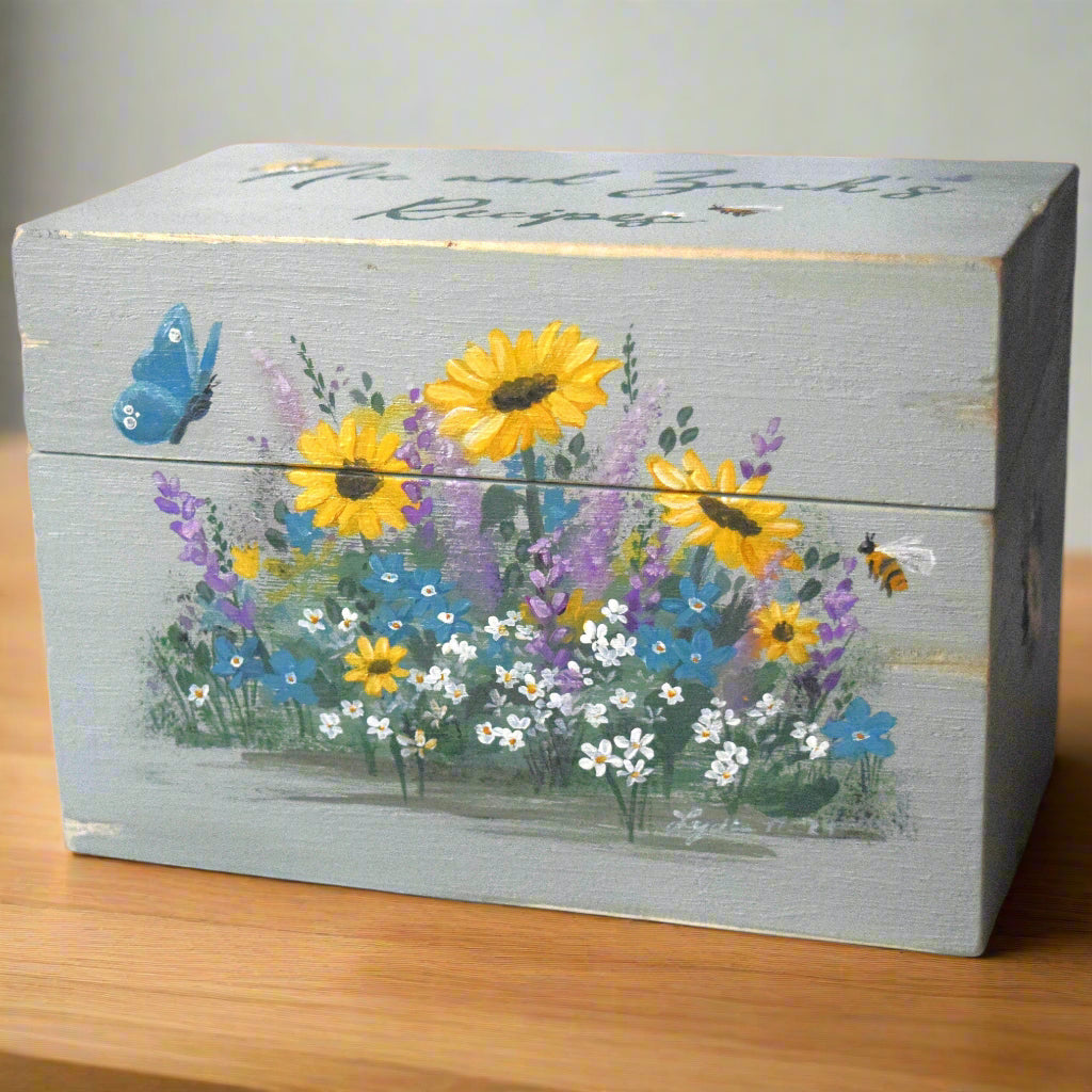 Country Garden Recipe Box