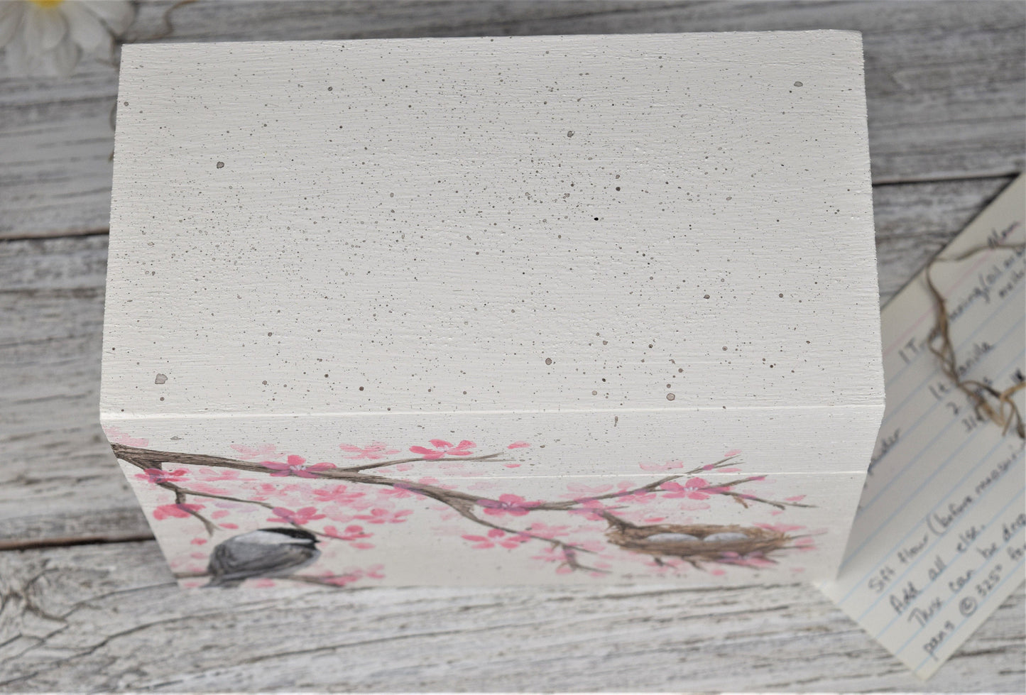 Peach Blossom Recipe Box