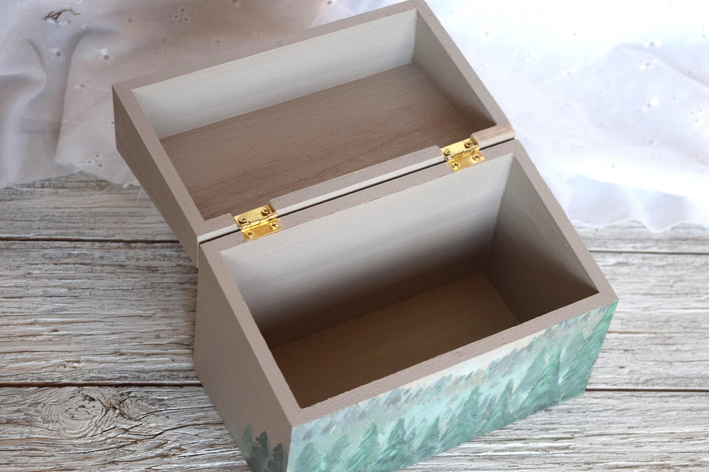 Pine Tree Recipe Box