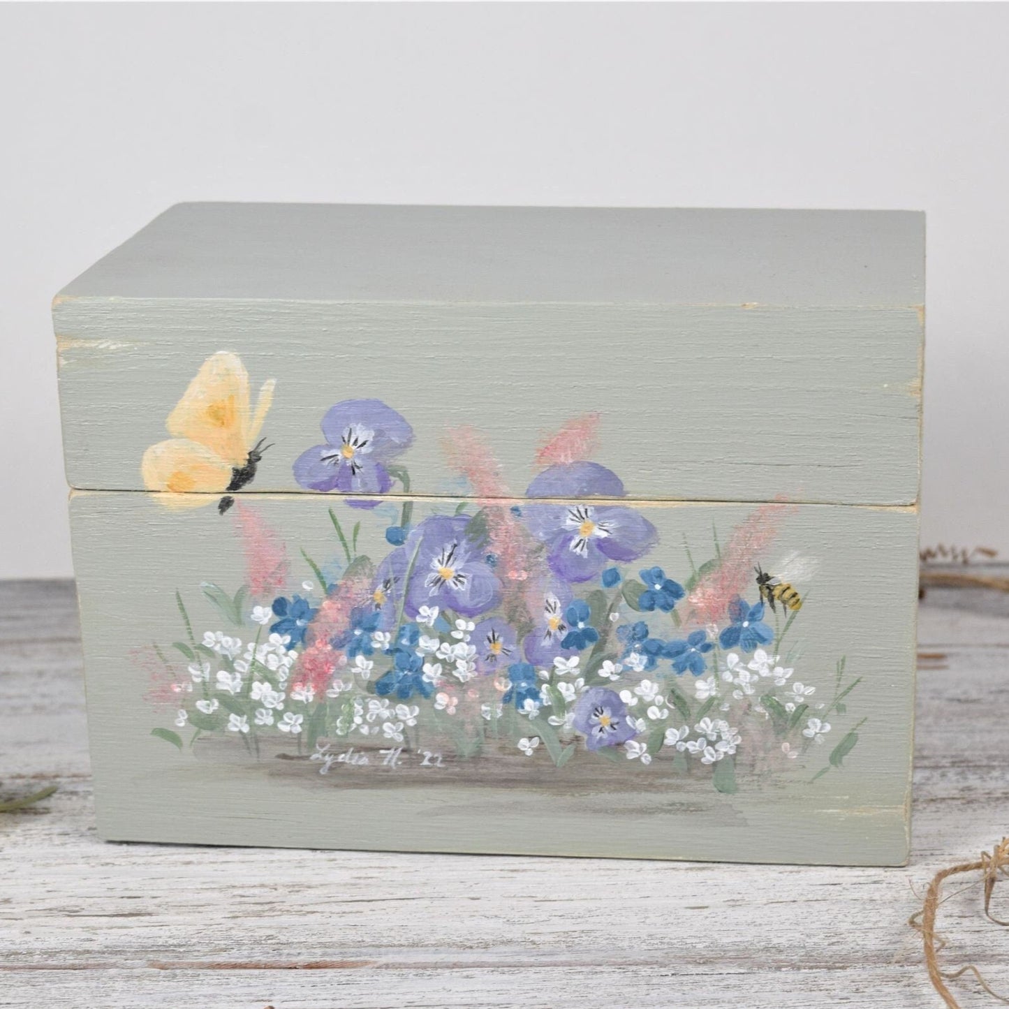 Wildflower Recipe Box