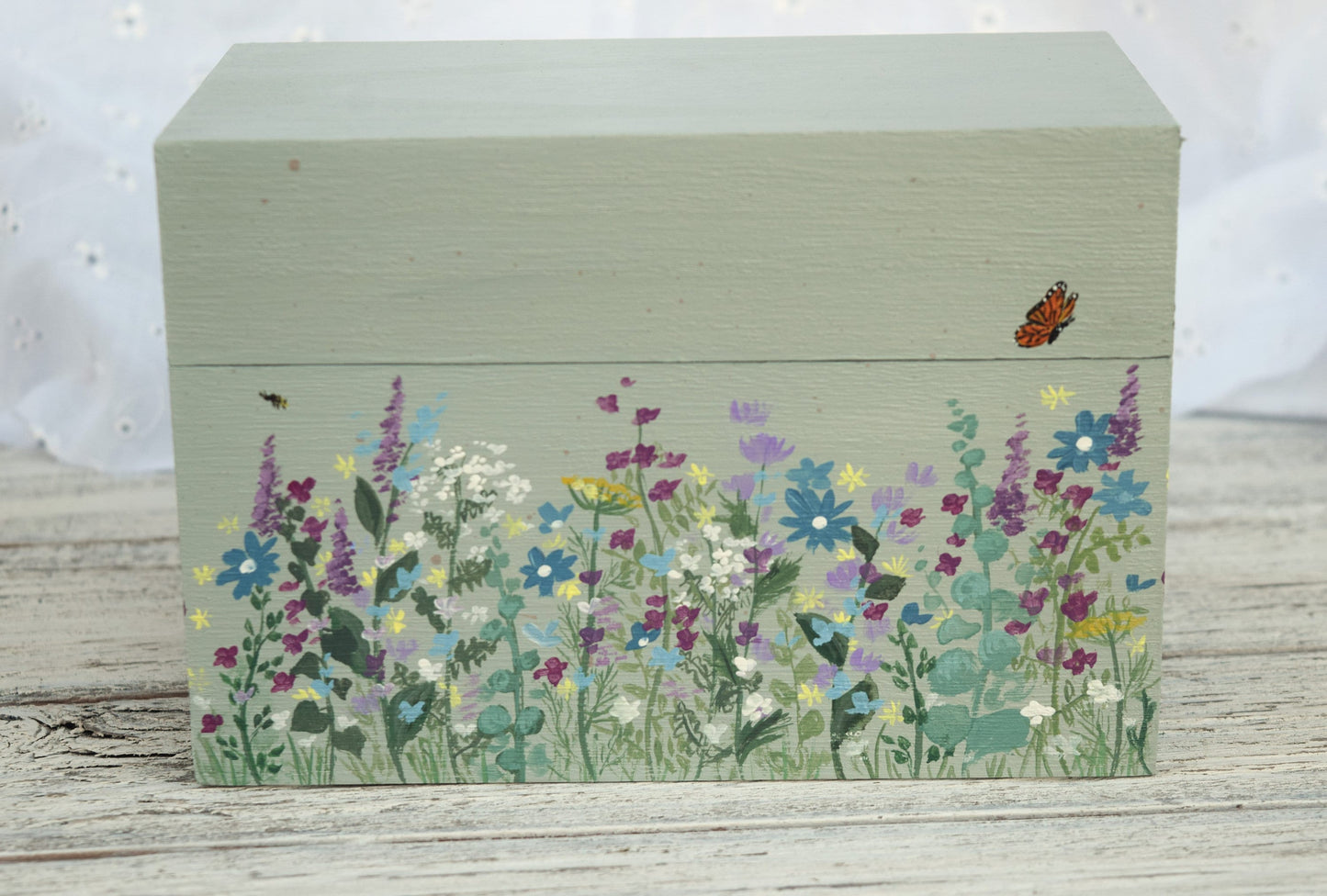 Wildflower Recipe Box