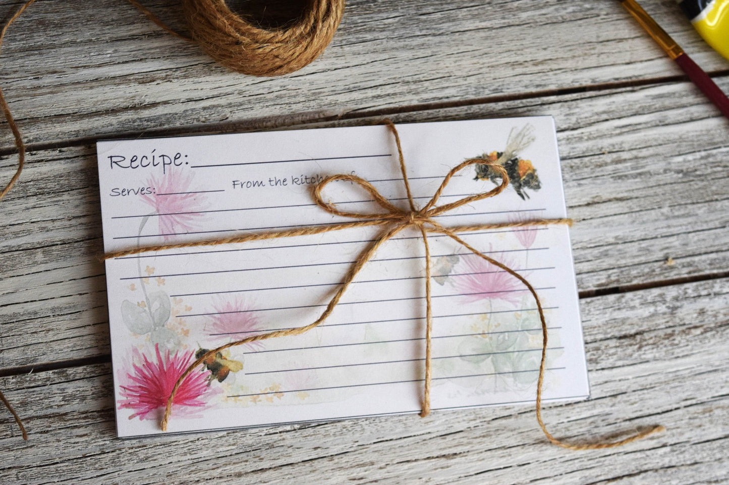 Bumblebee Recipe Card
