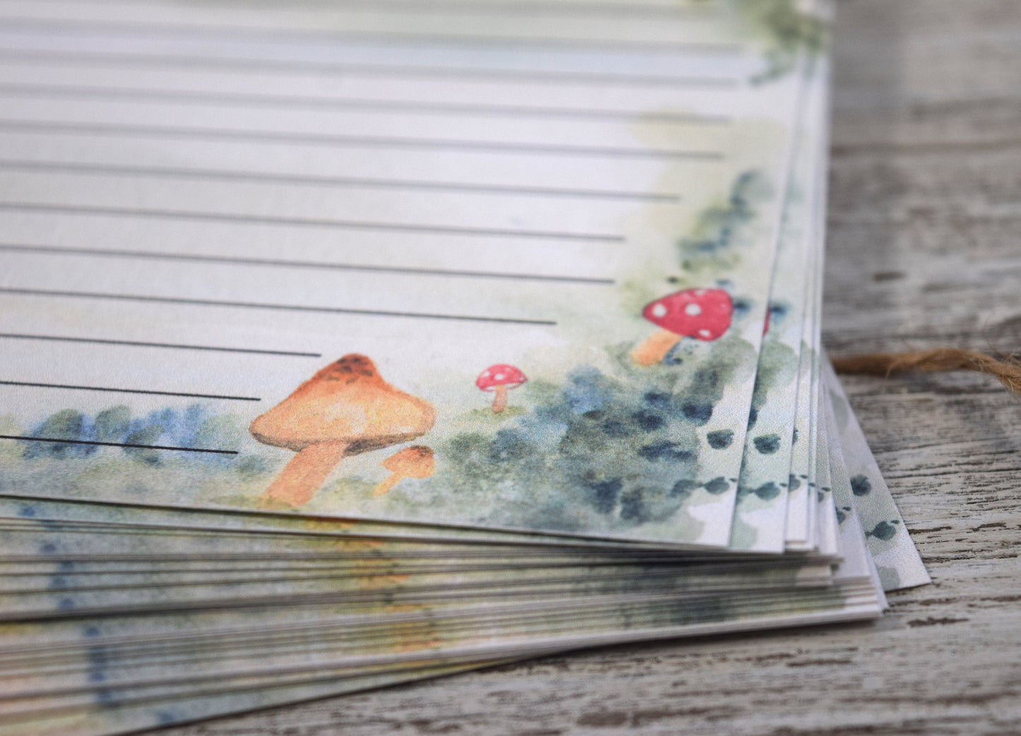 Woodland Mushroom Recipe Cards