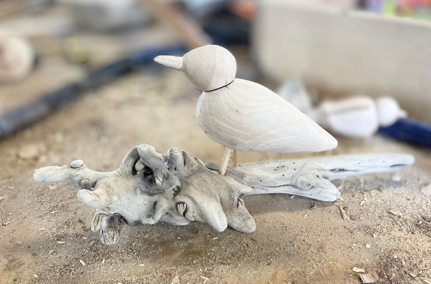 Sand Plover Driftwood Sculpture