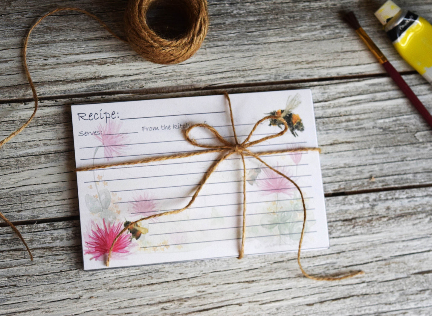 Bumblebee Recipe Card