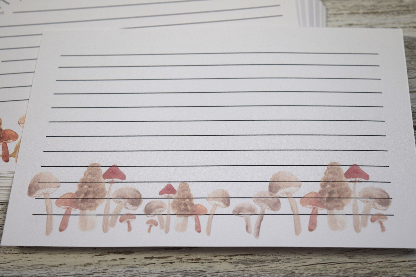 Mushroom Recipe Cards, 4x6