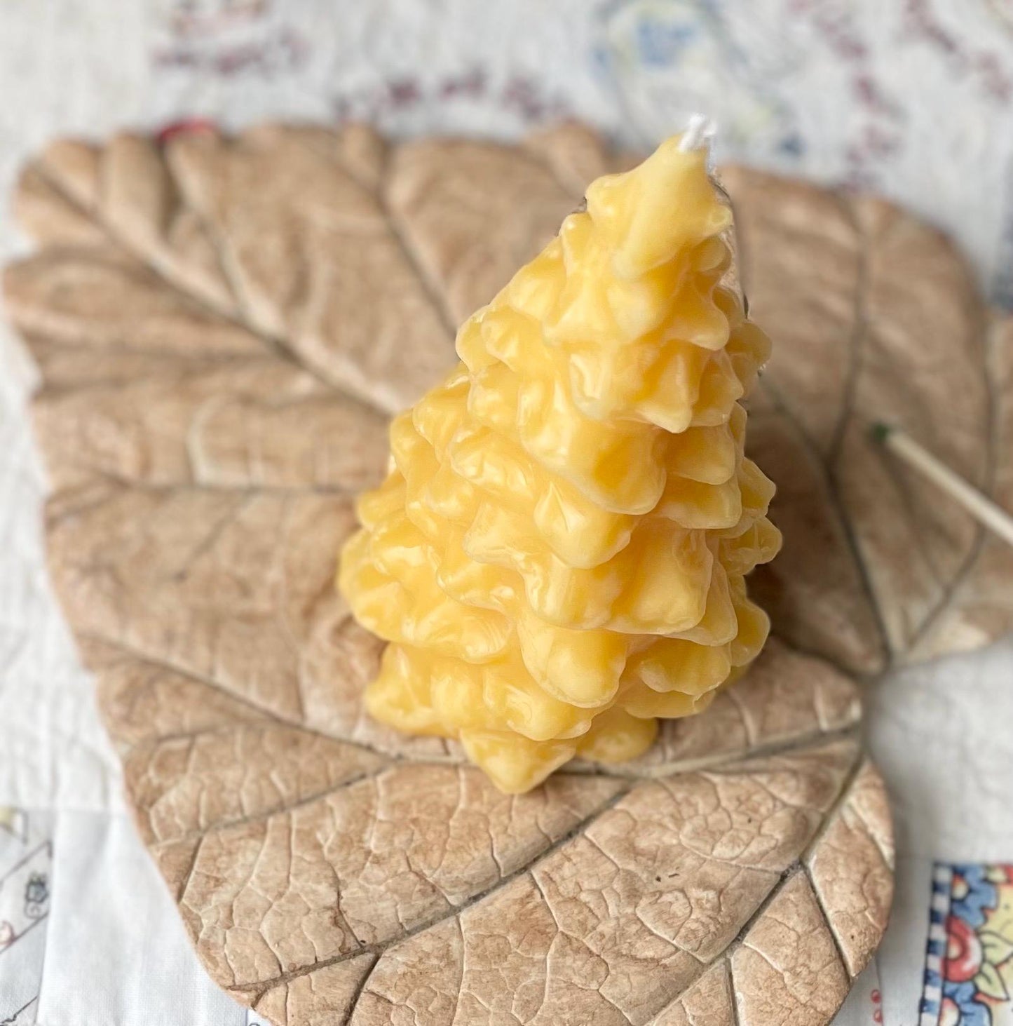 Beeswax Tree Shape Candle
