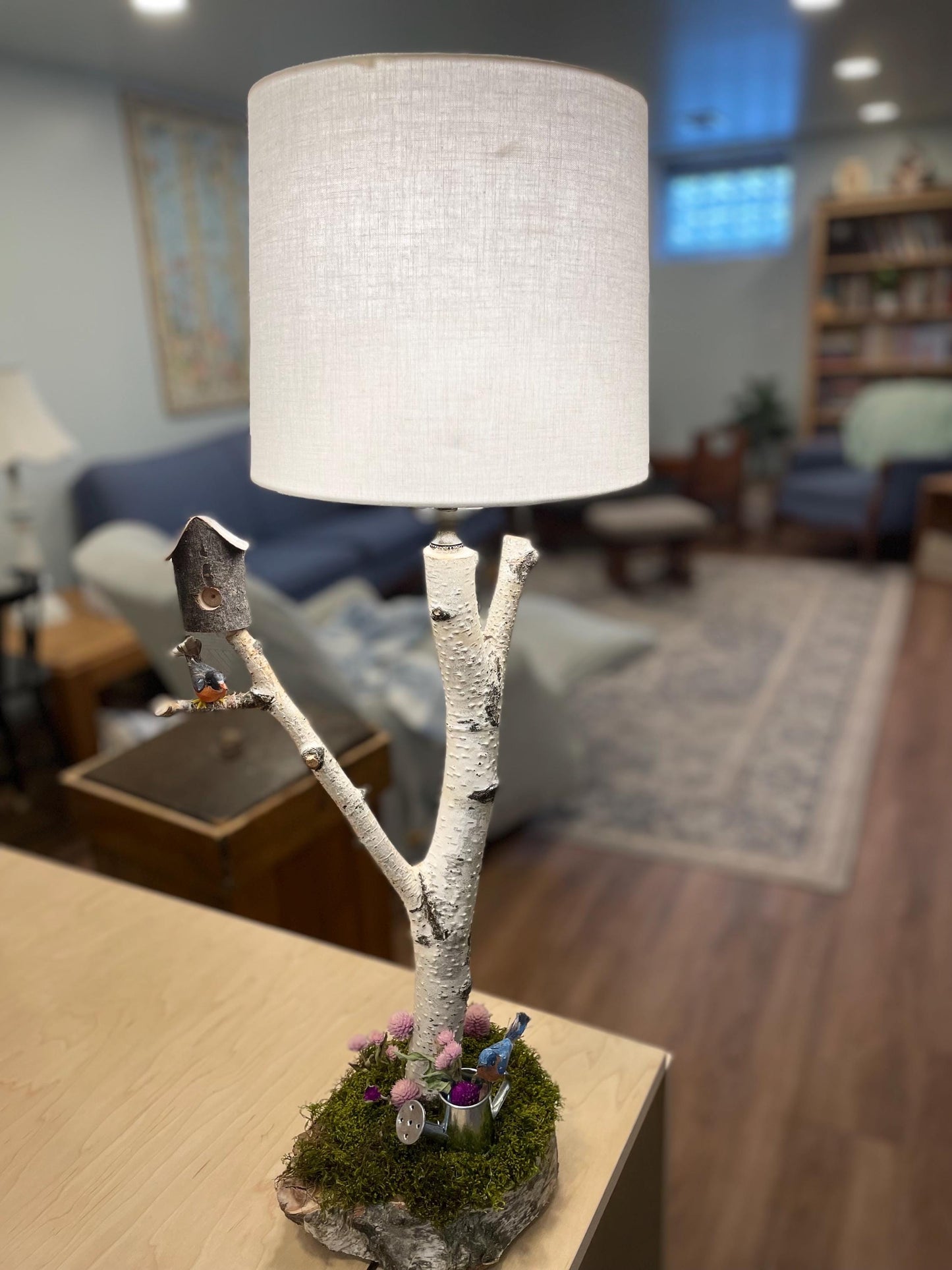 Birch Table Lamp