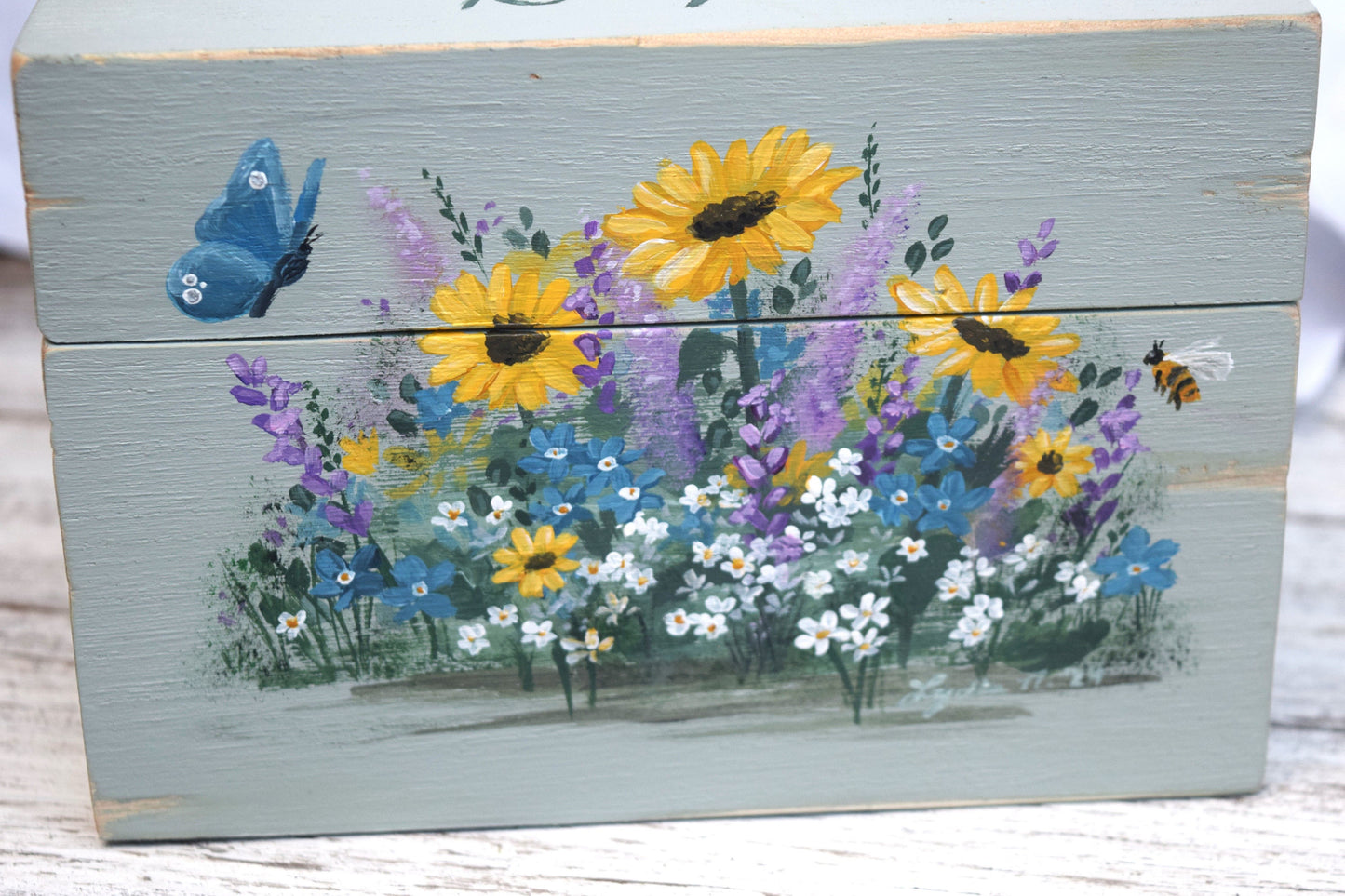 Country Garden Recipe Box