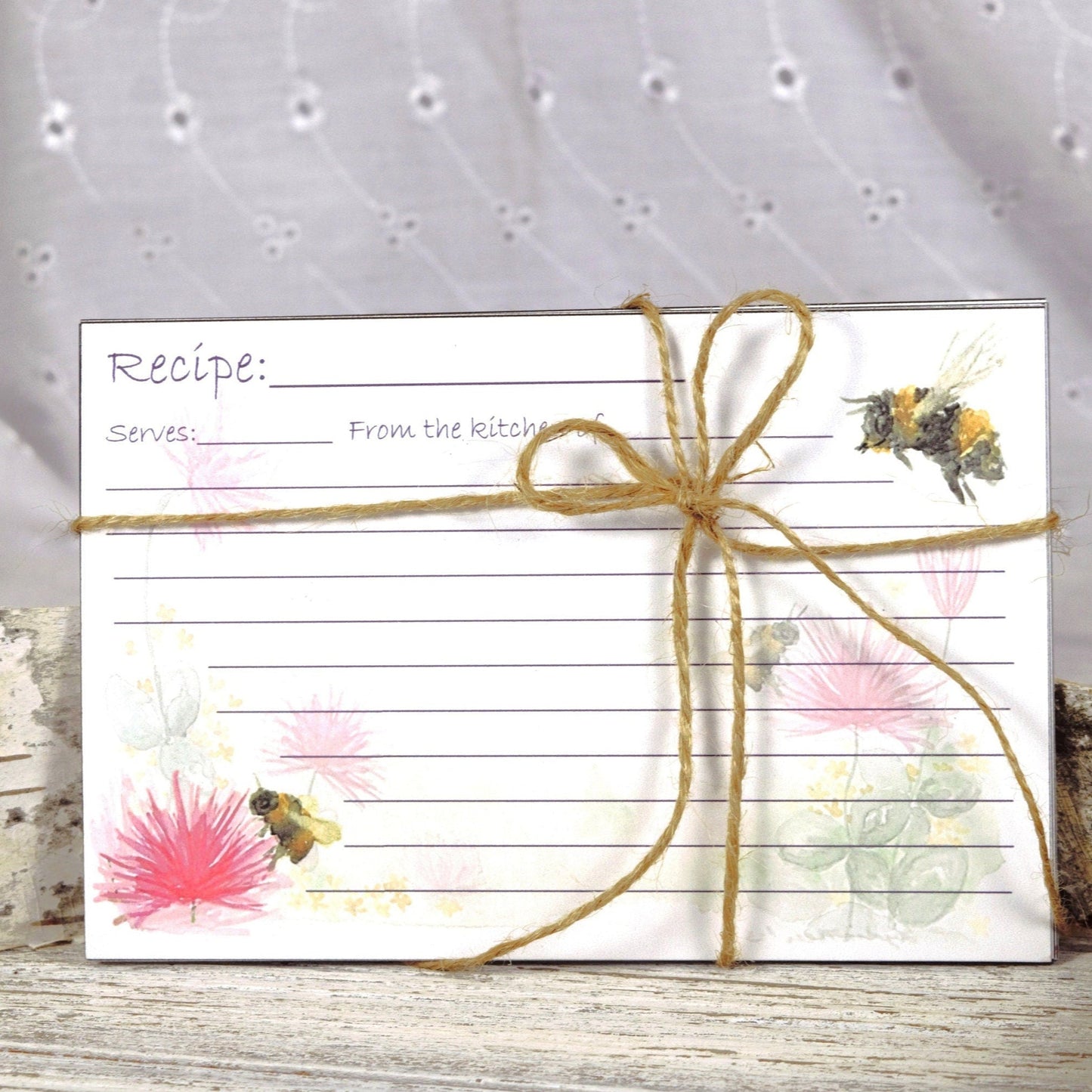 Bumblebee Recipe Card