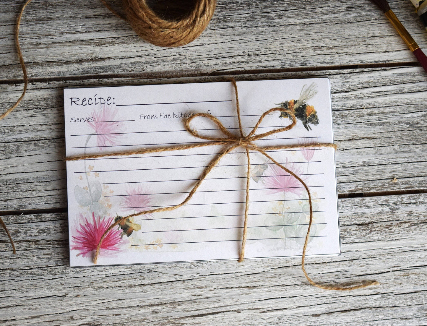 Bumblebee Recipe Card