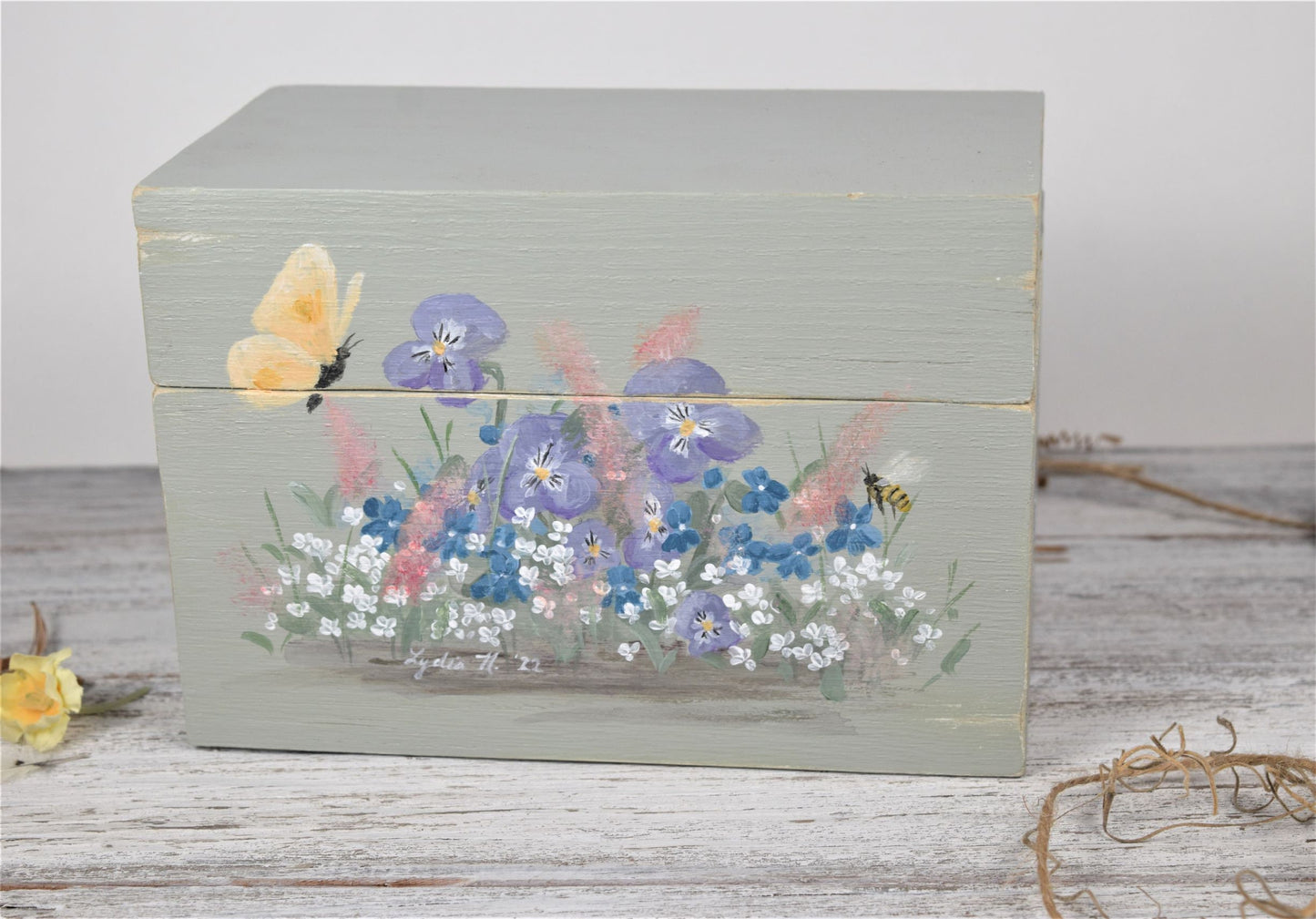 Wildflower Recipe Box
