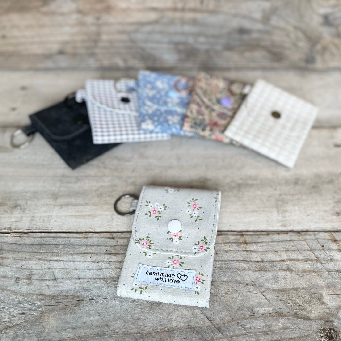 Card or Cash Keyring Pouch