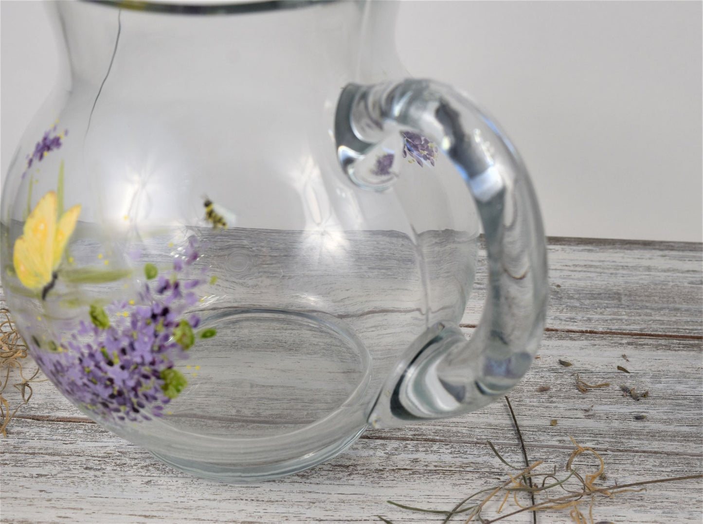 Lilac Glass Pitcher