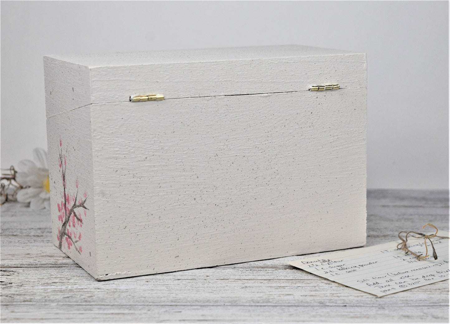 Peach Blossom Recipe Box