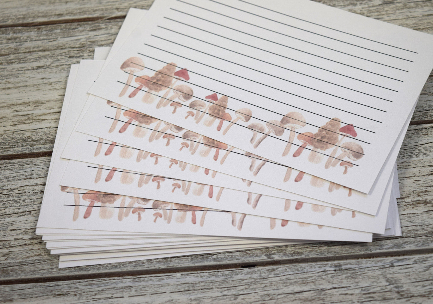 Mushroom Recipe Cards, 4x6